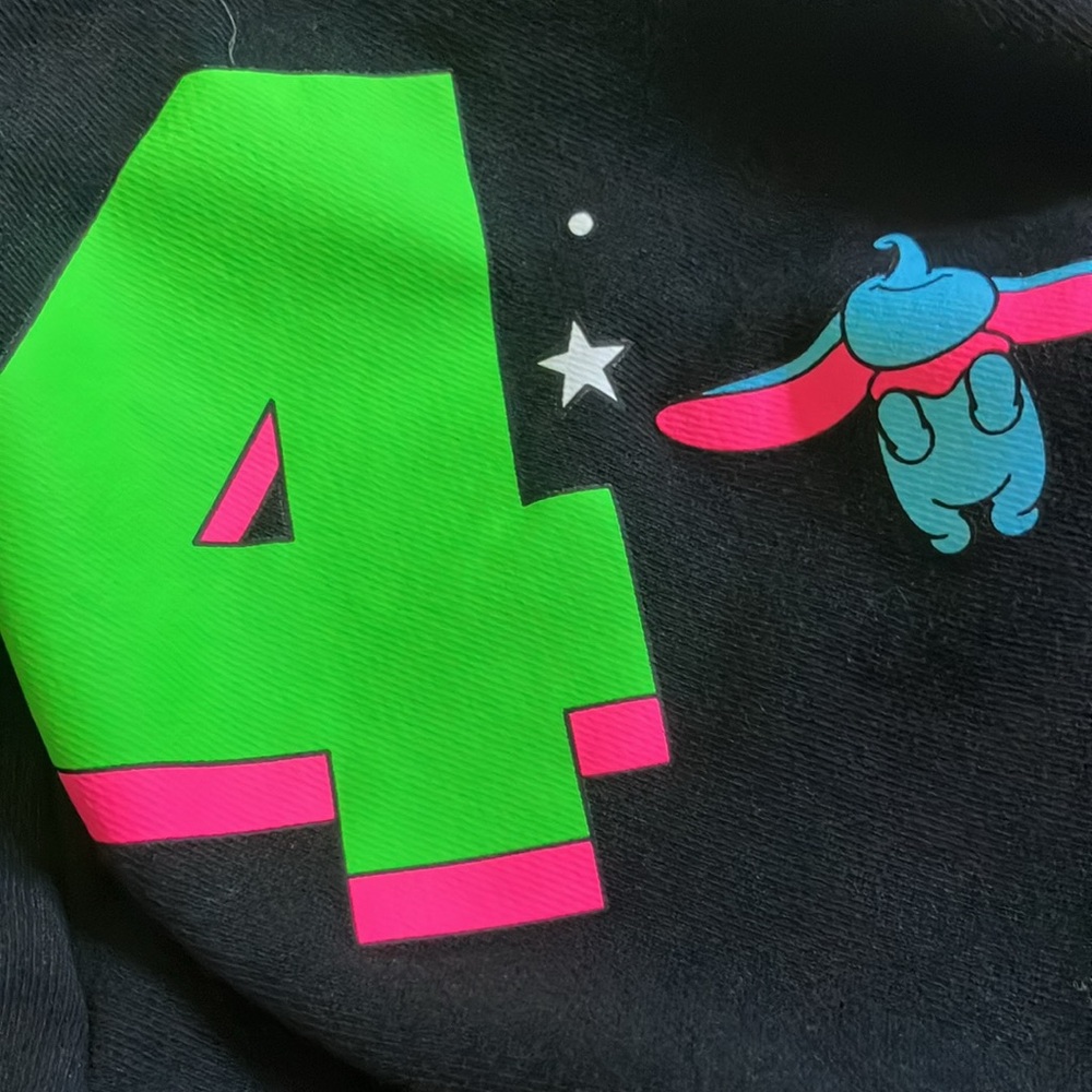 Disney World Mickey 2024 Hoodie L Colorful Black - Picture 6 of 9